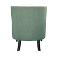 thumbnail image 5 of OakvillePark Vernonia Fabric Upholstered Accent Chair, Teal, 5 of 8