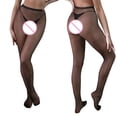 thumbnail image 5 of QASIEATN Fashion Tights for Women Fishnet Hosiery Black Hollowed Out Fishnet Stockings Women's Pantyhose, 5 of 5