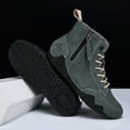 thumbnail image 4 of Chenyee Mens Vintage Suede Ankle Boots Outdoor Non Slip Work Shoes Comfortable Slip On Sneakers, 4 of 7