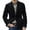 Black, variant on Pisexur Men's Work Wear Denim Jacket Vintage Casual Corduroy Blazer Jacket Slim Fit One Button Work Wear Sport Coat