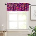 thumbnail image 3 of Vintage Bohemian Window Valances Paisley Pattern with Indian Decorative Backdrop Boho Colorful Flowers Curtains Valance for Bathroom Kitchen Bedroom Living Room Decor with Rod Pocket 54" x 18", 3 of 5