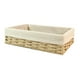 thumbnail image 2 of Cesta de almacenamiento tejida a mano, multiusos, decorativa, organizadora, cestas tejidas beige amarillo L, 2 of 9