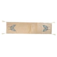 thumbnail image 4 of de Edredón de Bufanda Grande de a Prueba de Polvo de Profunda 45x180cm Patrones de Mariposa para de crema perfecl Bed Runner, 4 of 8