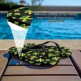 thumbnail image 3 of Uourmeti Women's Comfortable Flip Flops Jamaican Heart Lightweight Summer Sandals with Non-Slip Sole, 3 of 7