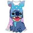 thumbnail image 1 of Vestido de punto de princesa de Disney, novedad de 2023, disfraces de Stich para niñas, regalos de fiesta de cumpleaños, ropa, vestidos de Cosplay de Halloween, ropa 7T Gao Jinjia LED, 1 of 2