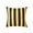 Yellow, variant on Dongrere Striped Outdoor Throw Pillow Cover, Weather Resistant Decorative Cushion Cover, Decorative Cushion for Garden Patio, 17.7 Inch, Yellow