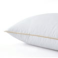 thumbnail image 4 of Puredown 2 Pack Premium 50% White Down Bed Pillows with 300TC 100% Cotton Shell, White, King Size, 4 of 5