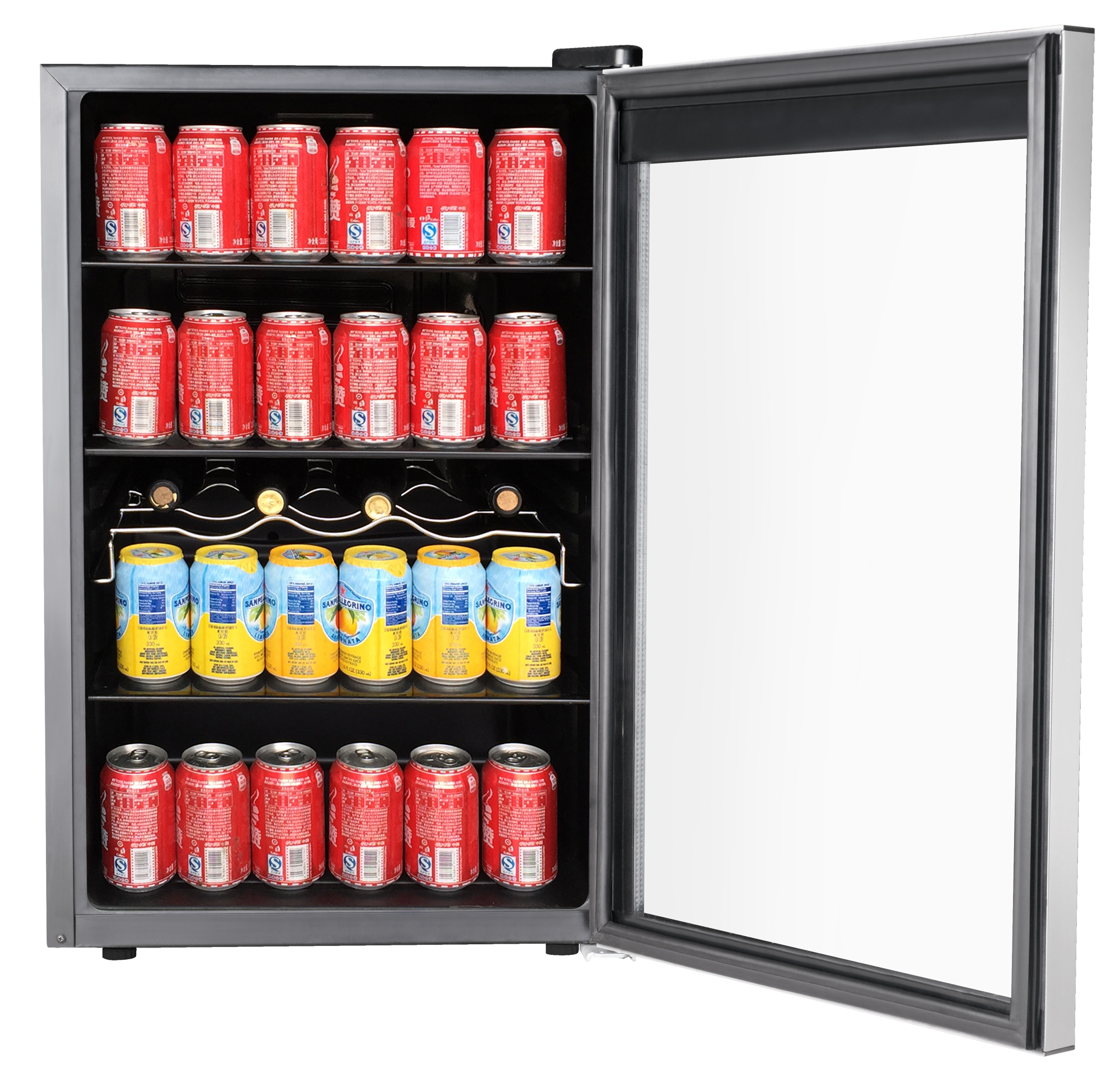 RCA 110 Can & 4 Bottle Beverage Center Refrigerator and Wine Cooler, (RMIS1530), Black - image 5 of 15