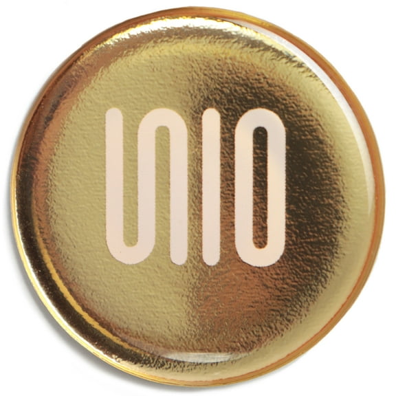 UNIO NFC Tag, Digital Information Sharing and Phone Accessory, Shine Gold