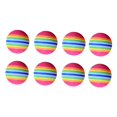 thumbnail image 4 of MesaSe 8pcs 63mm Rainbow EVA Ball Practice Indoor Training Aid Training Ball (Colorful), 4 of 8