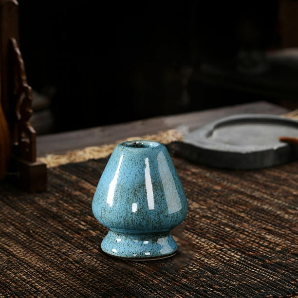 Soporte de Matcha, Iniciador de Matcha, Soporte Chasen, del té, Mantener la forma del , Decoración de la casa de té Azul BLESIY Soporte para batidor Matcha