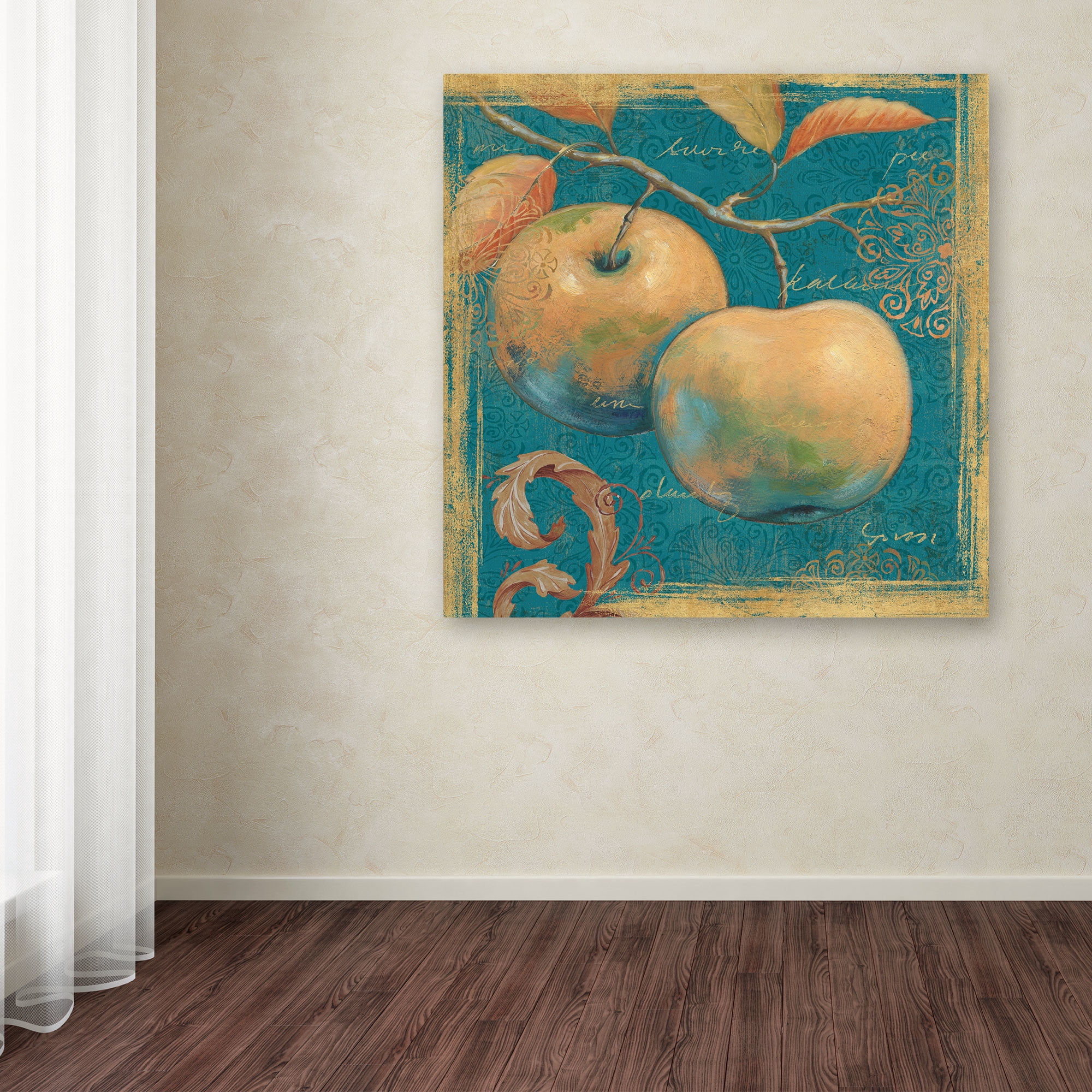 Trademark Fine Art "Lovely Fruits II" Canvas Art by Daphne Brissonnet