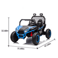24V Twoseater Kids Ride On UTV W/Parents Control,400W Super Power,Four
