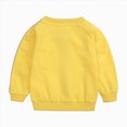 thumbnail image 4 of Toddler Baby Girls Clothes 9 12 18 24 Months 2T 3T Fall Winter Clothes Baby Crewneck Sweatshirts Pants Set Long Sleeve Girls Outfits Jacket Set Yellow Size 3-6 Months, 4 of 6