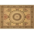 thumbnail image 1 of Ahgly Company Indoor Rectangle Medallion Brown Traditional Area Rugs, 5' x 7', 1 of 4