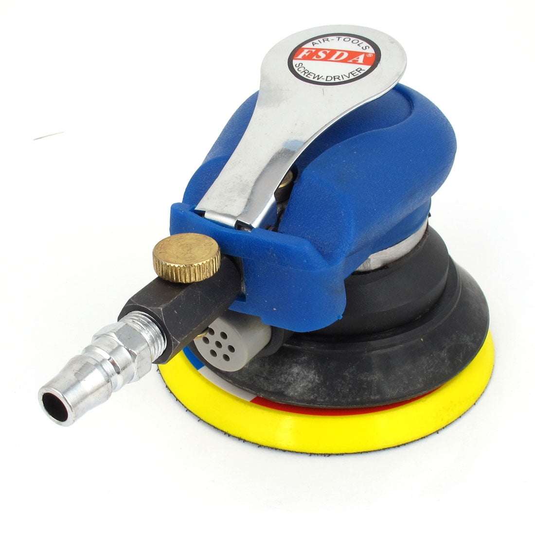 Palm Grip Orbital Sander Pneumatic Air Polisher Hand Power Tool 5" 10000RPM by Unique-Bargains