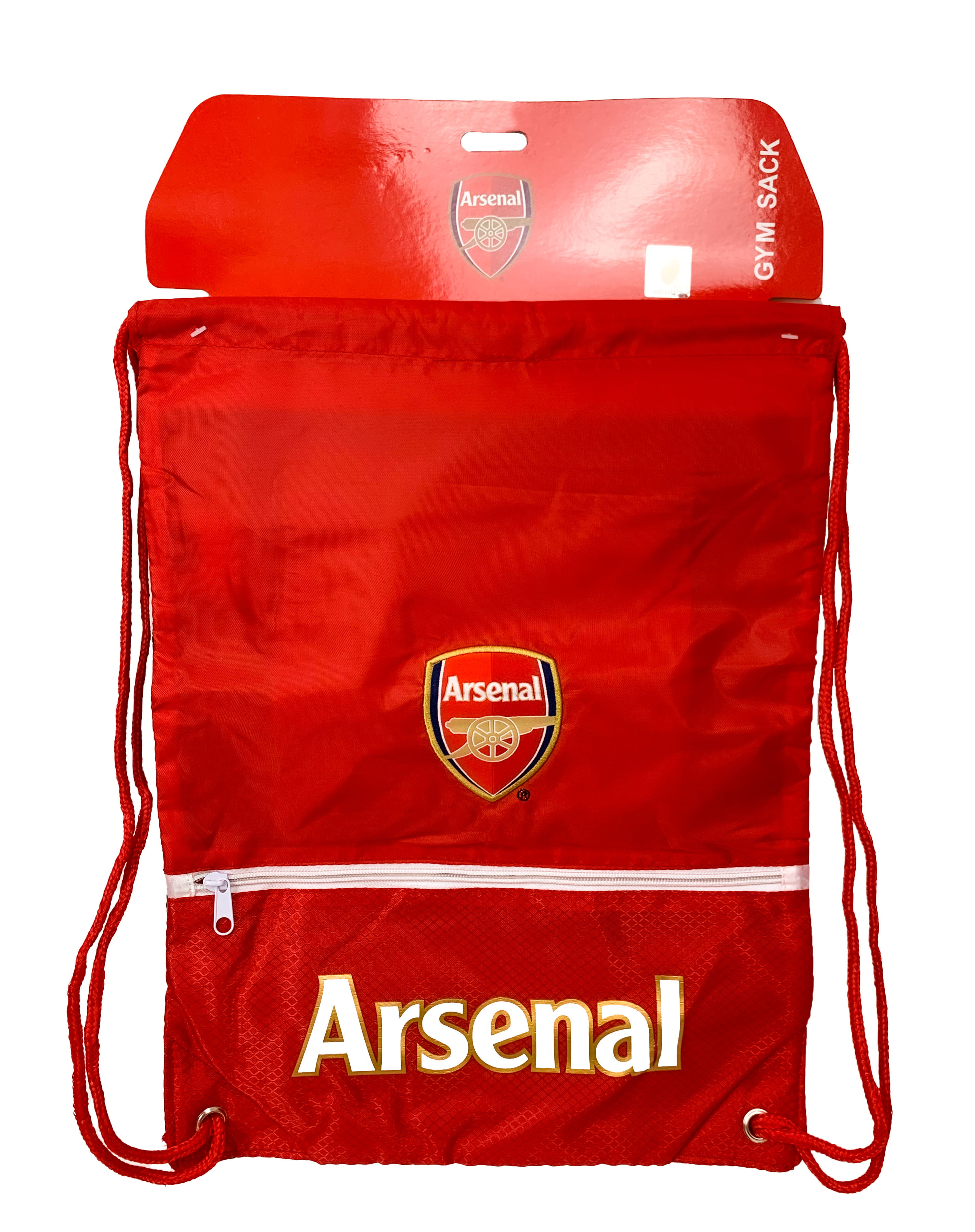 Arsenal Soccer Drawstring Bag Gym Sack Trainer Cinch Bag Shoulder Strap Backpack 