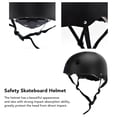 thumbnail image 4 of Skateboard Cycling Helmet, ABS, EPS Adjustable  Skateboard Helmet For Kids, Black, 4 of 8