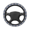 thumbnail image 3 of Balery Black Leopard print Steering Wheel Covers Elastic Skidproof Steering Wheel Protective Cover Case for Men Women Universal 15 Inches Cars Accessories, 3 of 8