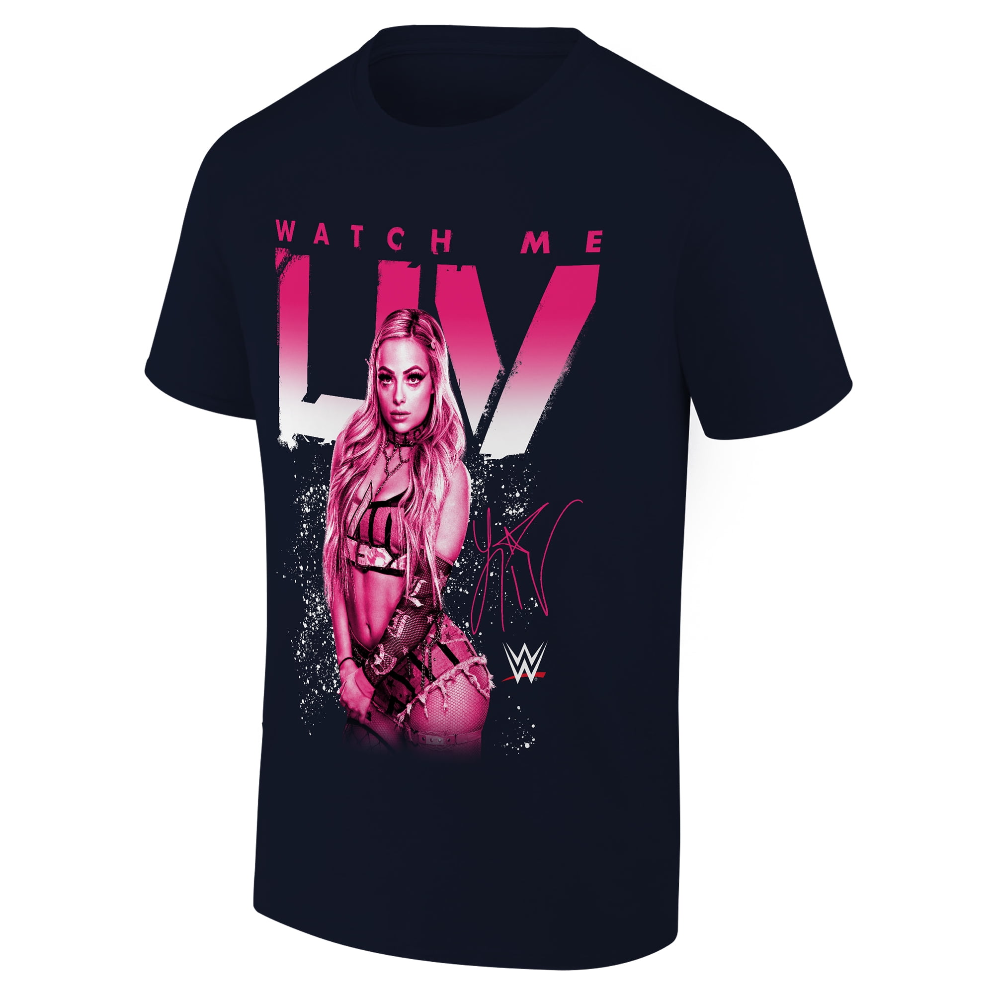 Men's Ripple Junction Navy Liv Morgan Watch Me Graphic T-Shirt - Walmart.com