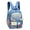Blue, variant on Vibrant Casual Shoulder Sack, Multi-Pocket Daily Bag with Decorative Pendants, Durable Polyester Tote for Shopping Travel, 17.32 Inch (Light Pink)