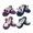 Rabbit - Asst I (4prs), variant on Adult Rabbit Pompom NonSlip Slippers - 4 Pairs, Large - Assortment K
