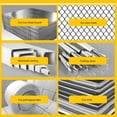 thumbnail image 4 of Tijeras Para Láminas De Hierro, Mano De Obra Fina, Tijeras Para Láminas De Metal A Prueba De Herrumbre, 7 Pulgadas, Resistentes A La Corrosión Para Decoración De Ingeniería, 4 of 7