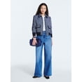 thumbnail image 3 of Free Assembly Women's Tweed Bomber Jacket, Sizes XS-XXL, 3 of 8