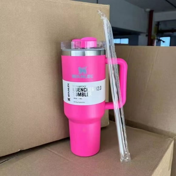 40oz Stanley Stainless Steel Car Cup With Handle Insulated Travel Mug