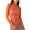 Red, variant on Besolor Women's Mesh Long Sleeve Tops Mock Neck Sheer Blouse Floral Lace Layering Tops See Throughs Tee Shirt