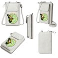 thumbnail image 4 of OIDERY Lightweight Women's Shoulder Bag Crossbody Bags for Women Clock Butterfly Floral Motif Holiday Customized Gift PU Leather Phone Bags, 4 of 12