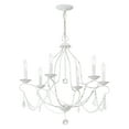 thumbnail image 4 of Livex Lighting Chesterfield Chandelier in Antique White, 4 of 8