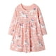 thumbnail image 1 of Vestido Hongshilian de punto de algodón para niñas pequeñas, casual, de 3 a 4 años, 1 of 7