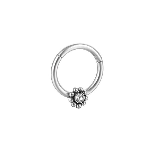 Nueva Nariz Piercing Anillo Nase Cuff Septum Piercing Anillo Titanio Acero Nariz Piercing Oreja Cartílago Tragus Goth Piercing Nez Opal Tan Jianjun unisex