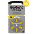 thumbnail image 1 of Rayovac Piles pour Aides Auditives Format Extra 10 (Lot de 120), 1 of 5