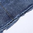 thumbnail image 4 of DuoJiaJ Summer Denim Skirt For Women Hem Bodycon Mini Jean Skirt Elegant & Casual Wear Denim Skirts Women Blue L, 4 of 5