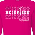 thumbnail image 4 of Inktastic He is Risen Mirror Words Long Sleeve T-Shirt, 4 of 5