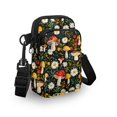thumbnail image 3 of HELLHERO Skull Pattern Design with Zipper Closed Women Messenger Bag for Daily Commute or Casual Outings Crossbody Bags Polyester 4.33"x1.97"x7.09", 3 of 7