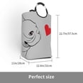 thumbnail image 2 of Disketp Animal Bulldog1 Square Laundry Bag Large Collapsible Dirty Clothes Bags With Handles Waterproof Essentials Storage For College Dorm, Family, 2 of 5