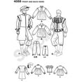 thumbnail image 2 of Simplicity Men's Size XS-XL Renaissance Costumes Pattern, 1 Each, 2 of 4