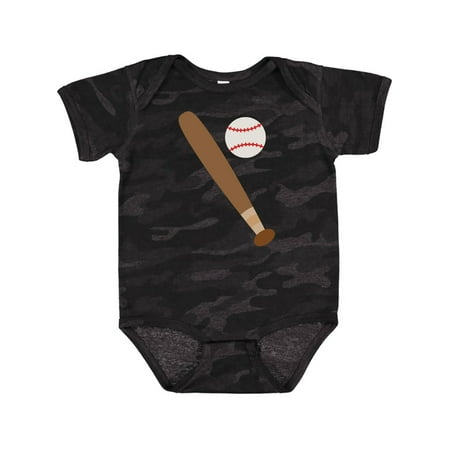 

Inktastic Baseball Bat and Ball Gift Baby Boy or Baby Girl Bodysuit