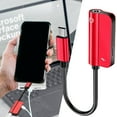 USB C Headphone Jack Adapter 2 In 1 USB Type C To Hi Res 3.5mm AUX