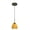Bronze, variant on 1BT-4122HN-SN-Besa Lighting-Bolla-One Light Cord Pendant with Flat Canopy-5.88 Inches Wide by 5.25 Inches High-Satin Nickel Finish-Honey Glass