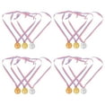 thumbnail image 2 of 12 medallas de plástico para niños, medallas falsas, medallas deportivas, medallas de competición de fútbol, medallas de copa de fútbol, 2 of 7
