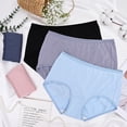 thumbnail image 3 of MecTo Womens Modal Underwear 5 Pack High Waist Briefs Breathable Full Coverage Ladies Panties, 3 of 8