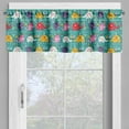 thumbnail image 4 of Ambesonne Animal Cartoon Valance & Curtain, Joyful Nature, 55"x45", Multicolor, 4 of 6