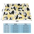 thumbnail image 4 of XMXT Flannel Throw Blanket for Couch, Cute Panda Pattern Bed Sofa Decor Blankets for Home Bedroom, 50 x 40 inches, 4 of 9