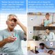 thumbnail image 5 of ZHAOCHENG Pulsador de llamada para personas mayores 1pc - Buscapersonas de emergencia - Buscapersonas por enfermedad - Alarma de pulsera para personas mayores - Alarmas inalámbricas para el hogar Alar, 5 of 5
