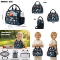 thumbnail image 5 of Kuiaobaty Planet Stars Print Backpack Set of Kids Boys Girls Lightweight Backpack and Lunch Bag with Adjustable Strap Multi Pockets Bookbag with Pencil Case for School Travel, 5 of 7