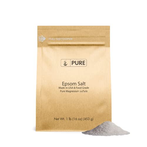 Pure Original Ingredients Epsom Salt (1 lb) Pure Magnesium Sulfate